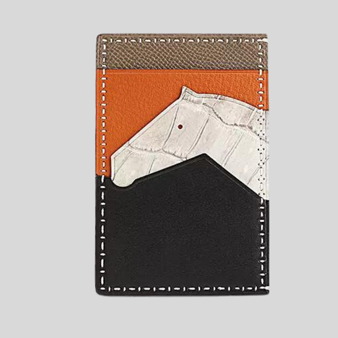 Horse Head Hand Sewn Card Holder